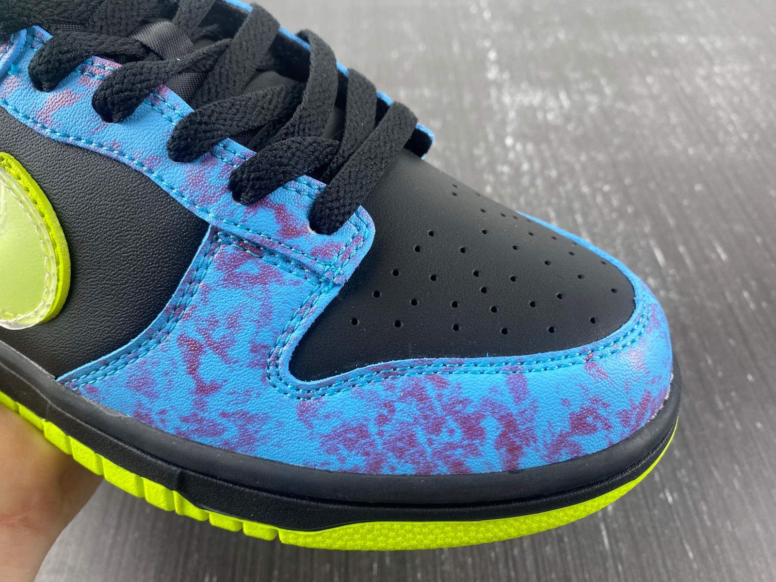 nike dunk low gs "acid wash" dv1694-900
