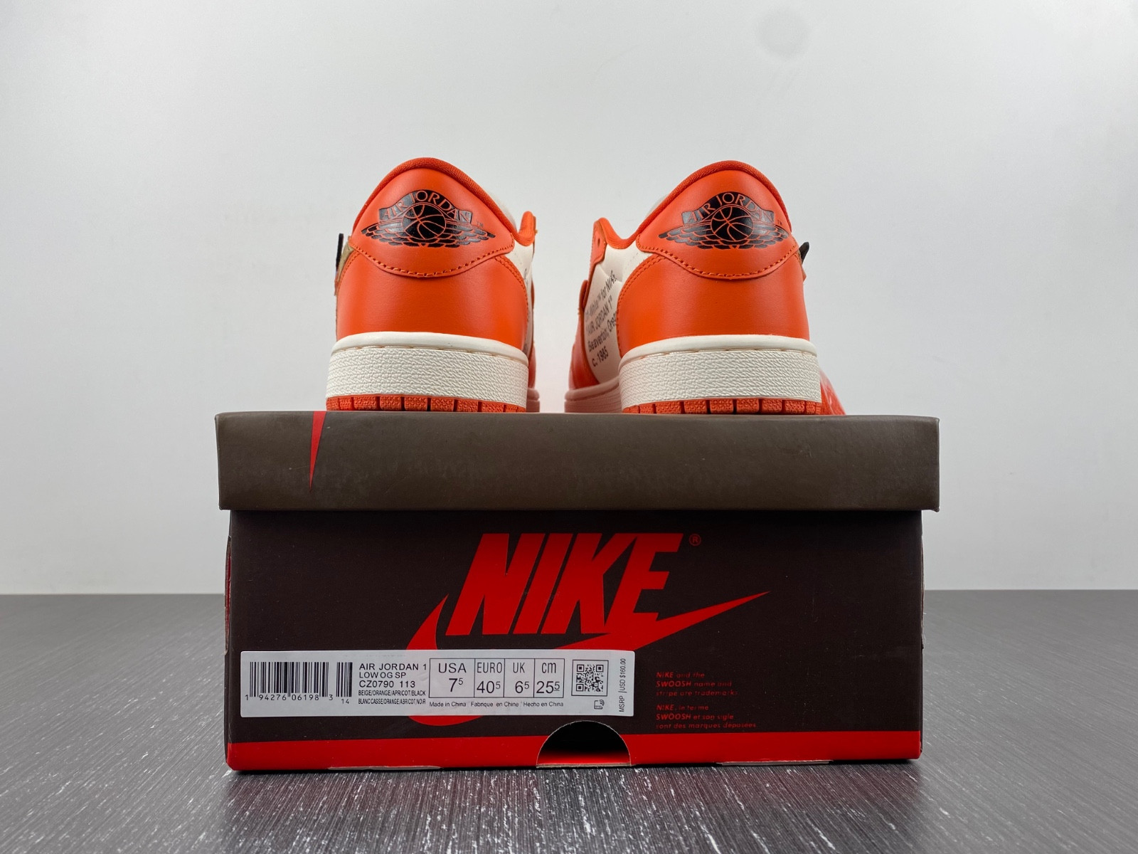 union la x of x nike jordan 1 low og cz0790-113