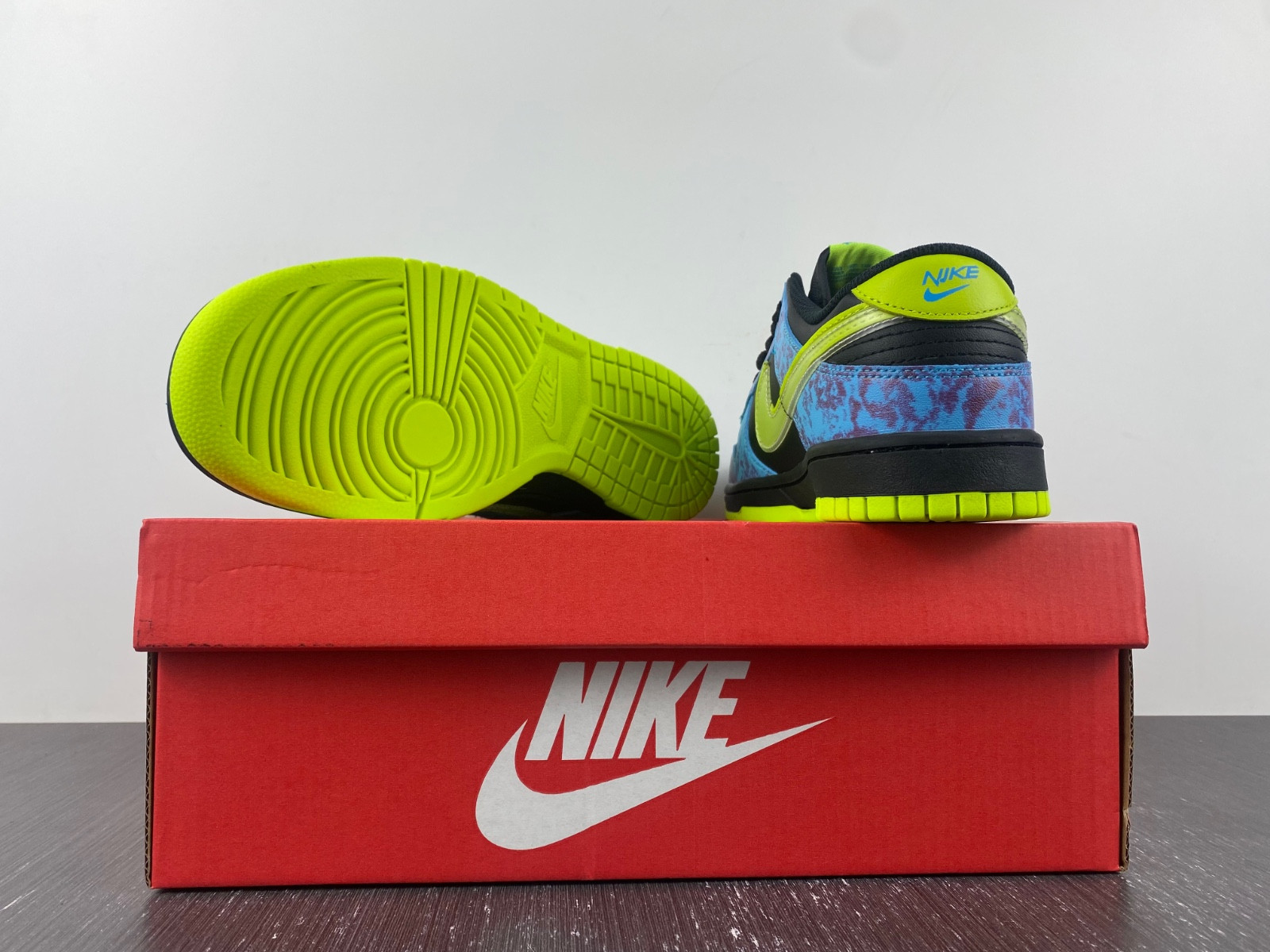 nike dunk low gs "acid wash" dv1694-900