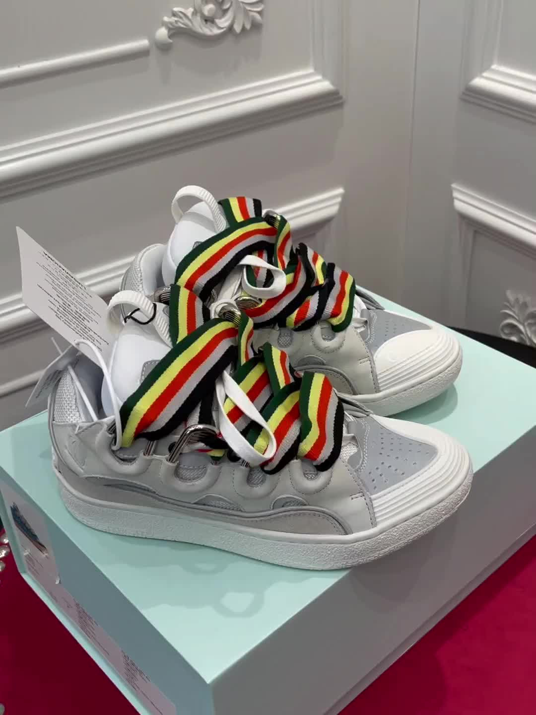 lanvin curb sneaker
