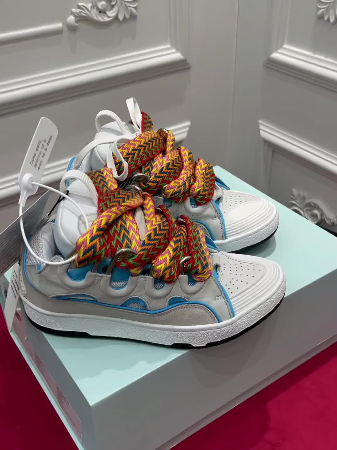 lanvin curb sneaker