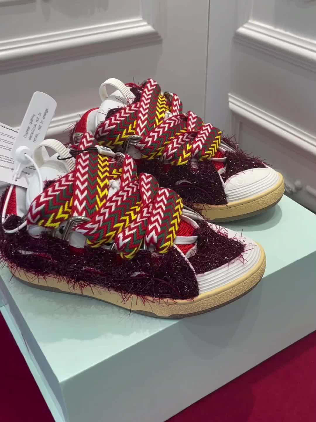 lanvin curb sneaker