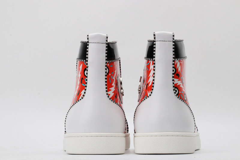 chian louin high top sneaker