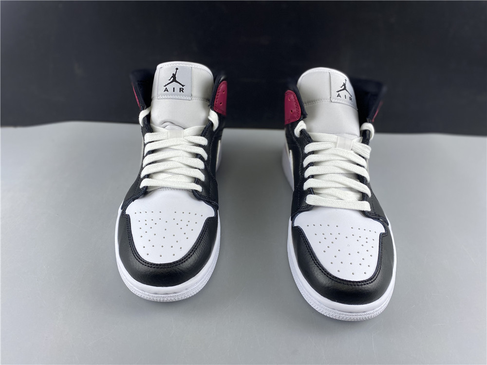 air jordan 1 mid “noble red” bq6472-016