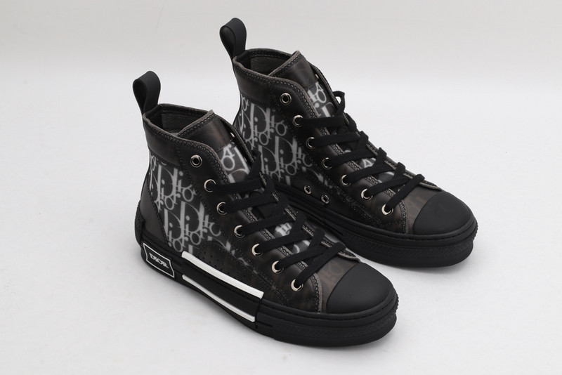 dio* x kaws b23 high-top sneakers in oblique 1012