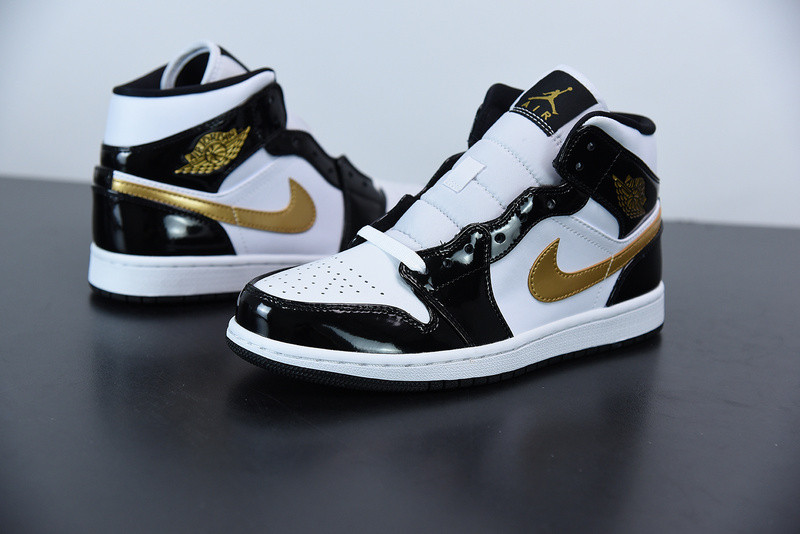 air jordan 1 mid patent 