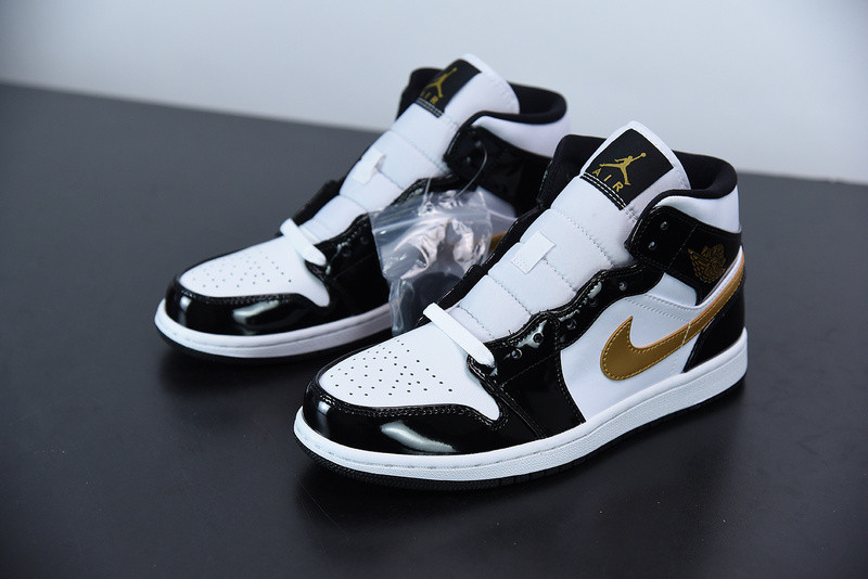 air jordan 1 mid patent 