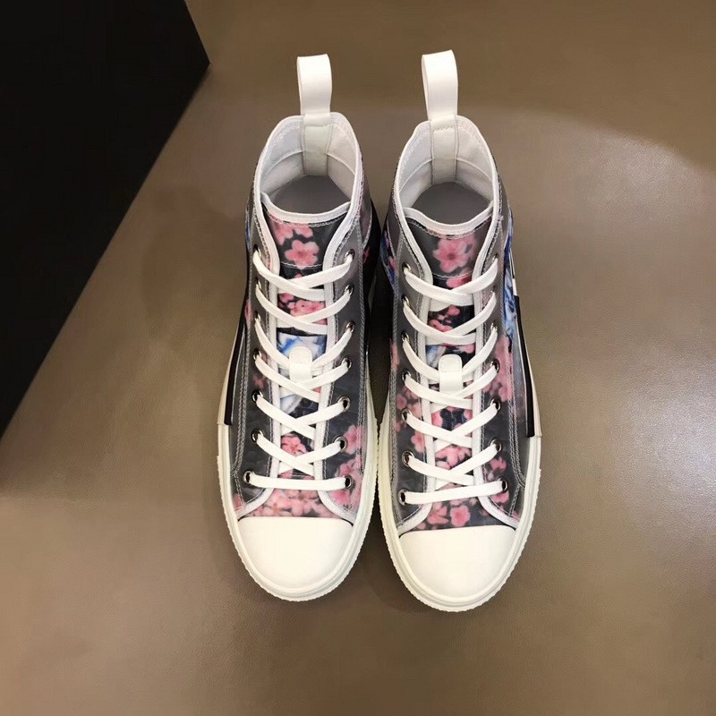 DIO* B23 FLOWERS TECHNICAL CANVAS LOW-TOP SNEAKER
