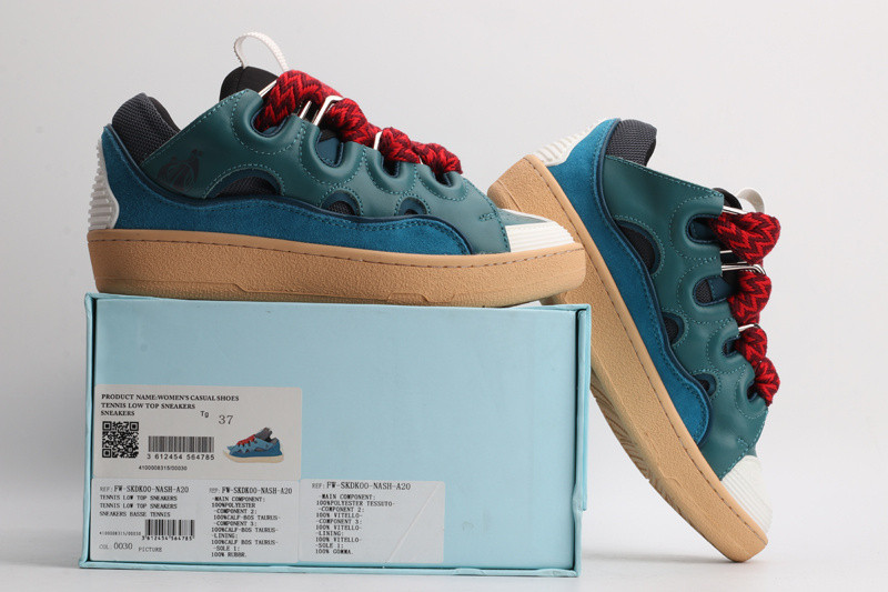 lanvin curb sneaker