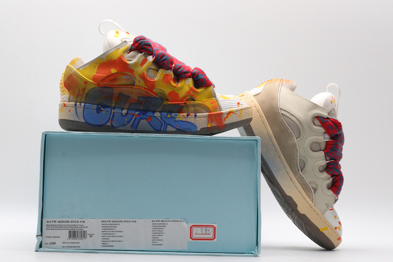 lanvin curb sneaker