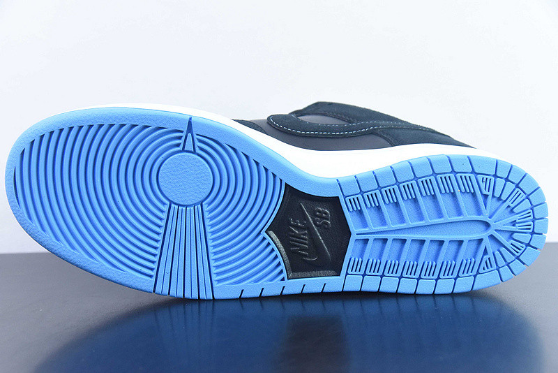 nike sb dunk low black university blue 304292-048
