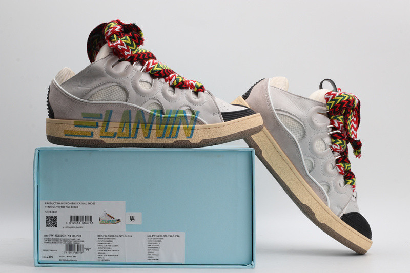 lanvin curb sneaker