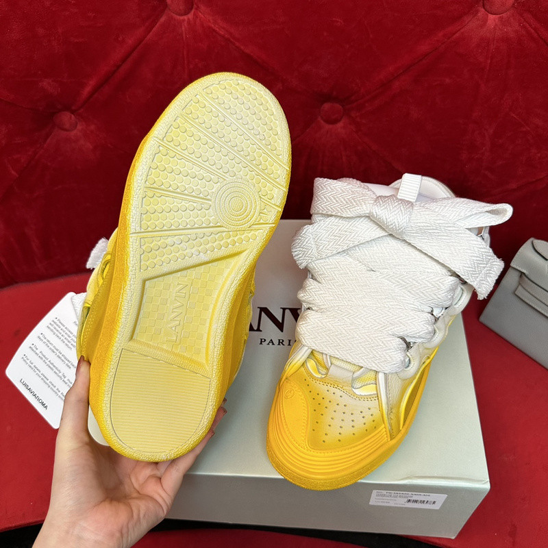 lanvin curb sneaker