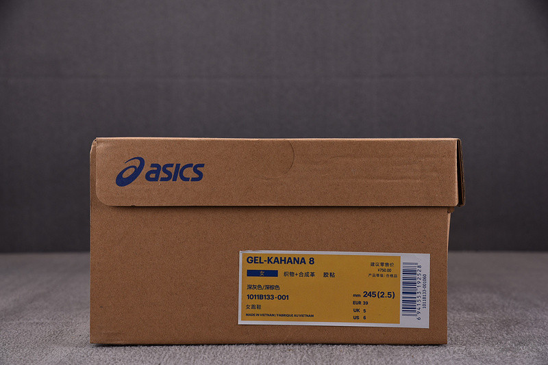 As*ic*s gel‑kahana 8 retro wear‑resistant trail black brown 