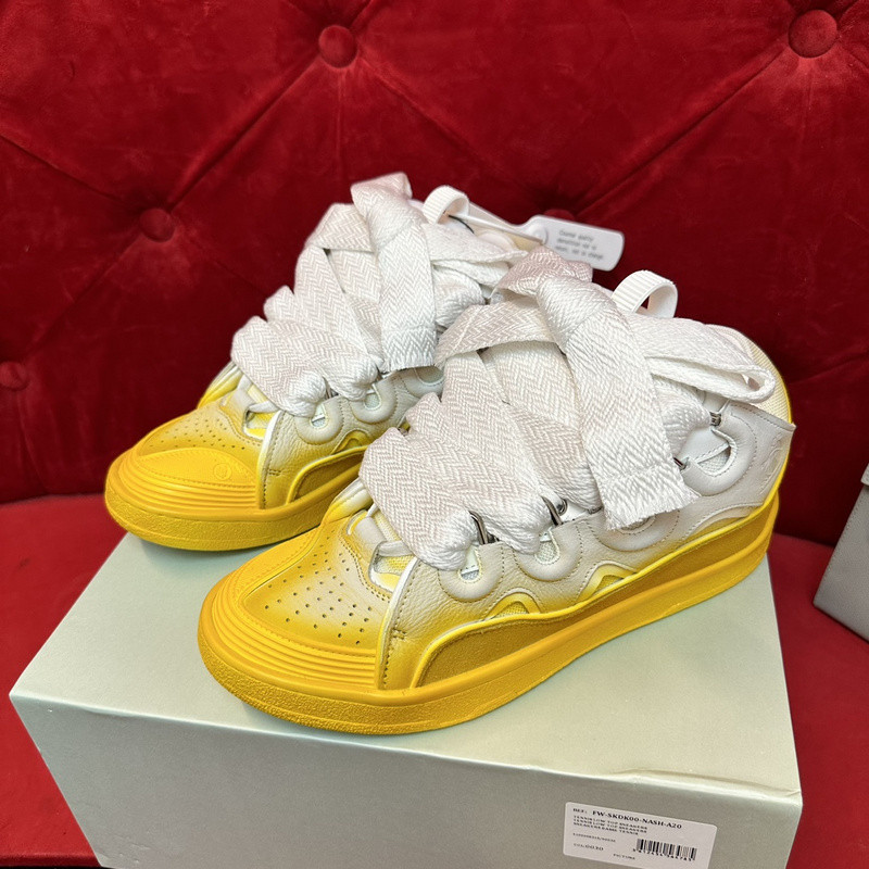 lanvin curb sneaker