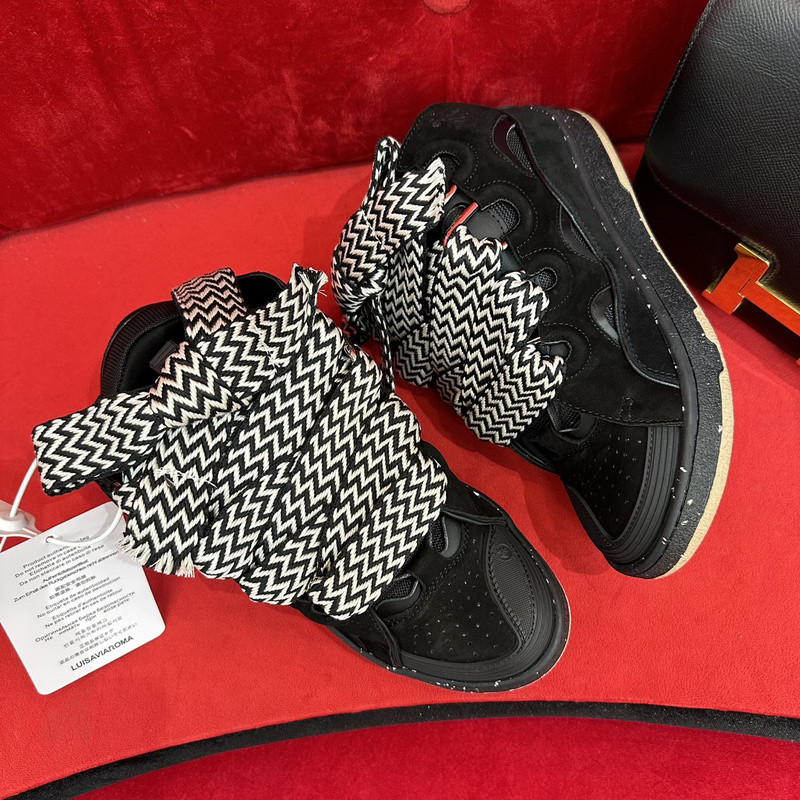 lanvin curb sneaker