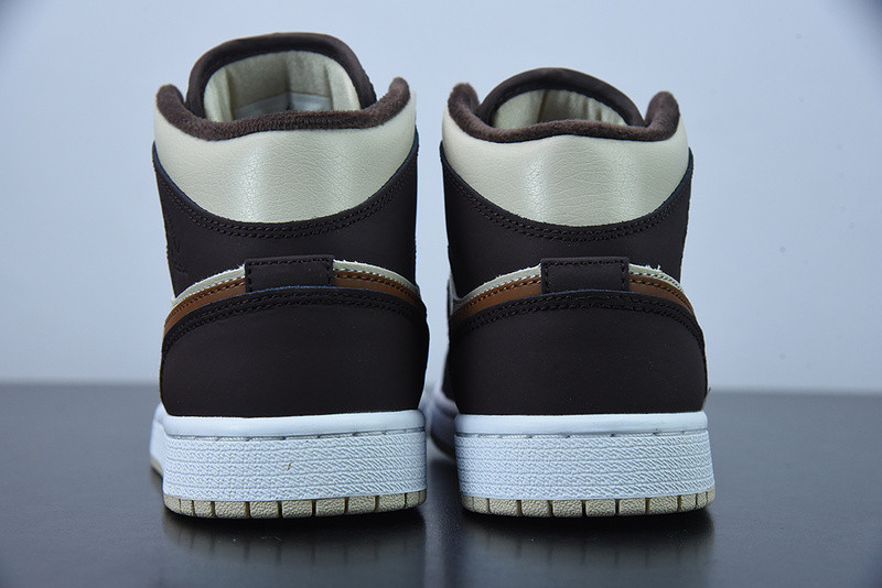 air jordan 1 mid se brown basalt oatmeal do6699-200