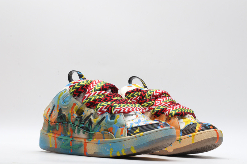 lanvin curb sneaker