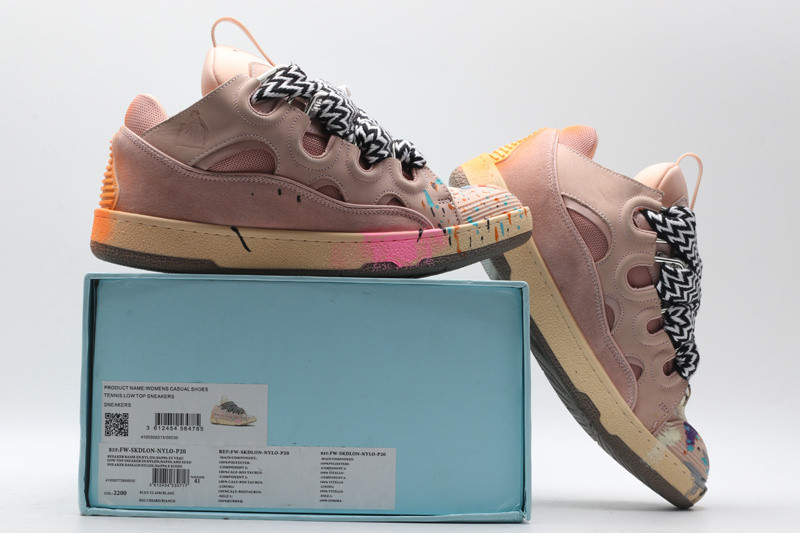 lanvin curb sneaker